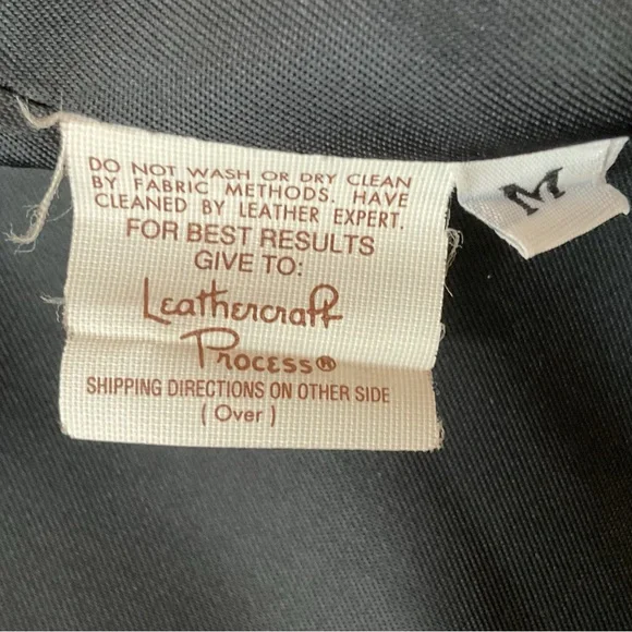 Vintage tribor leather and fox jacket, Medium - Picture 9 of 10